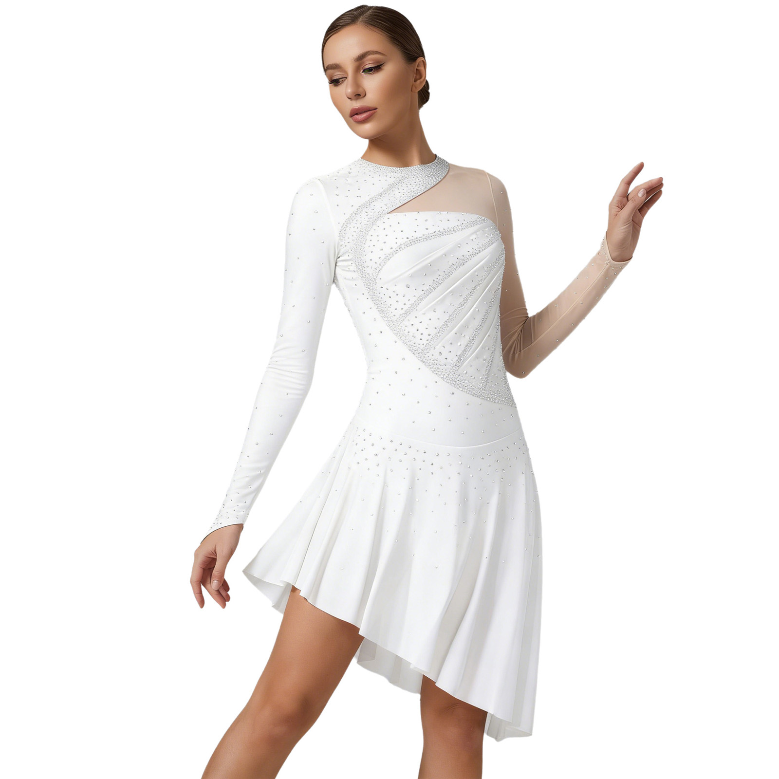 Rhinestone Banding Trim - Women Ballet Lyrical Dance Figure Skating