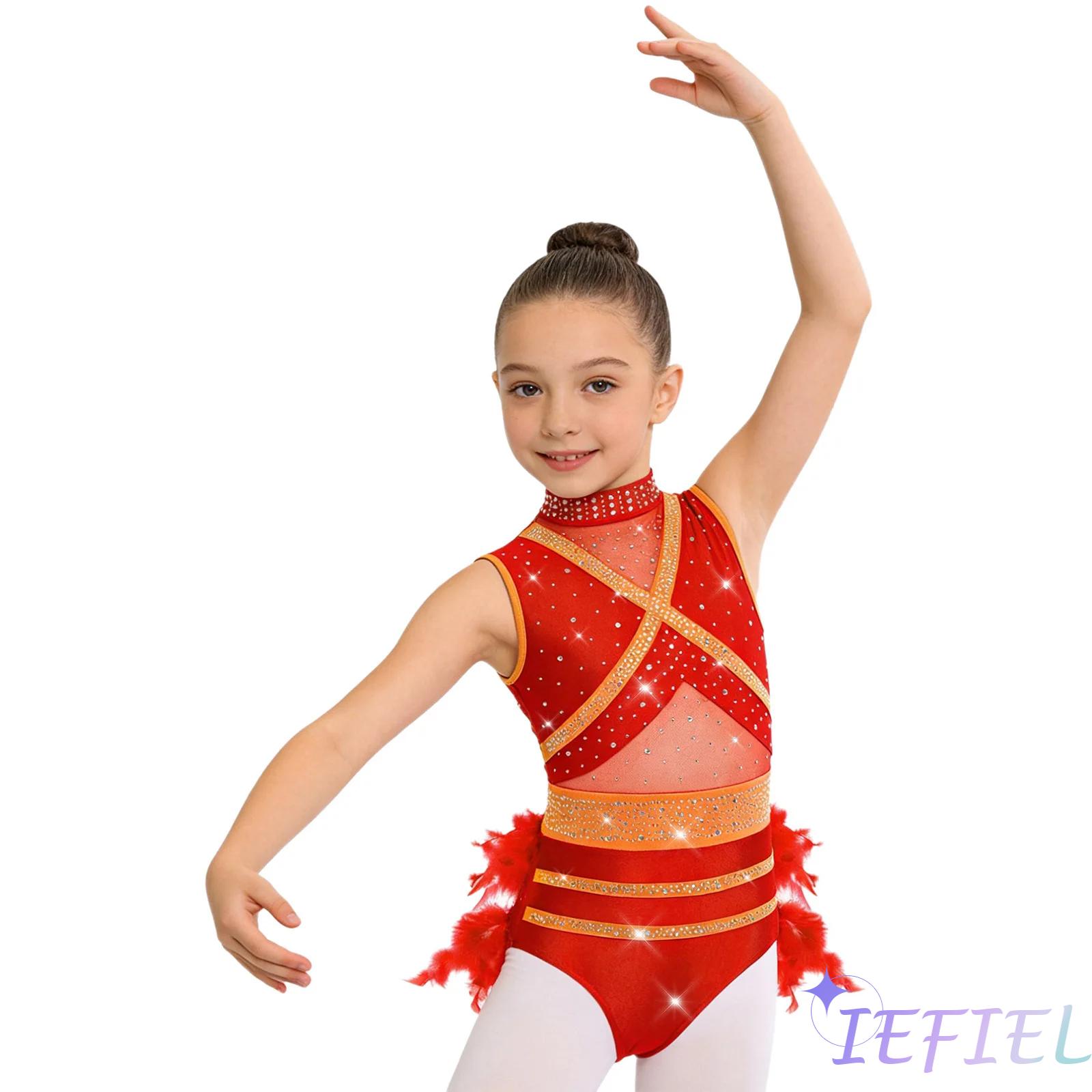 Rhinestone Banding Trim - Kids Girls Latin Ballet Dance Costume