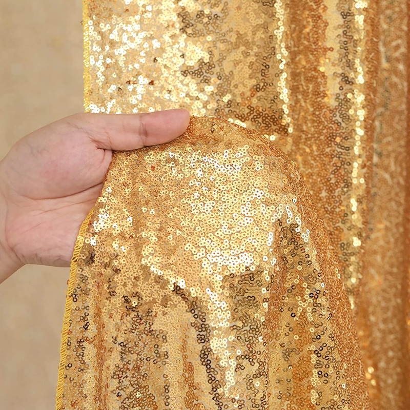 Gold/Silvery Sequin Backdrop C - đánh giá và giá Sequin Fabric Panel