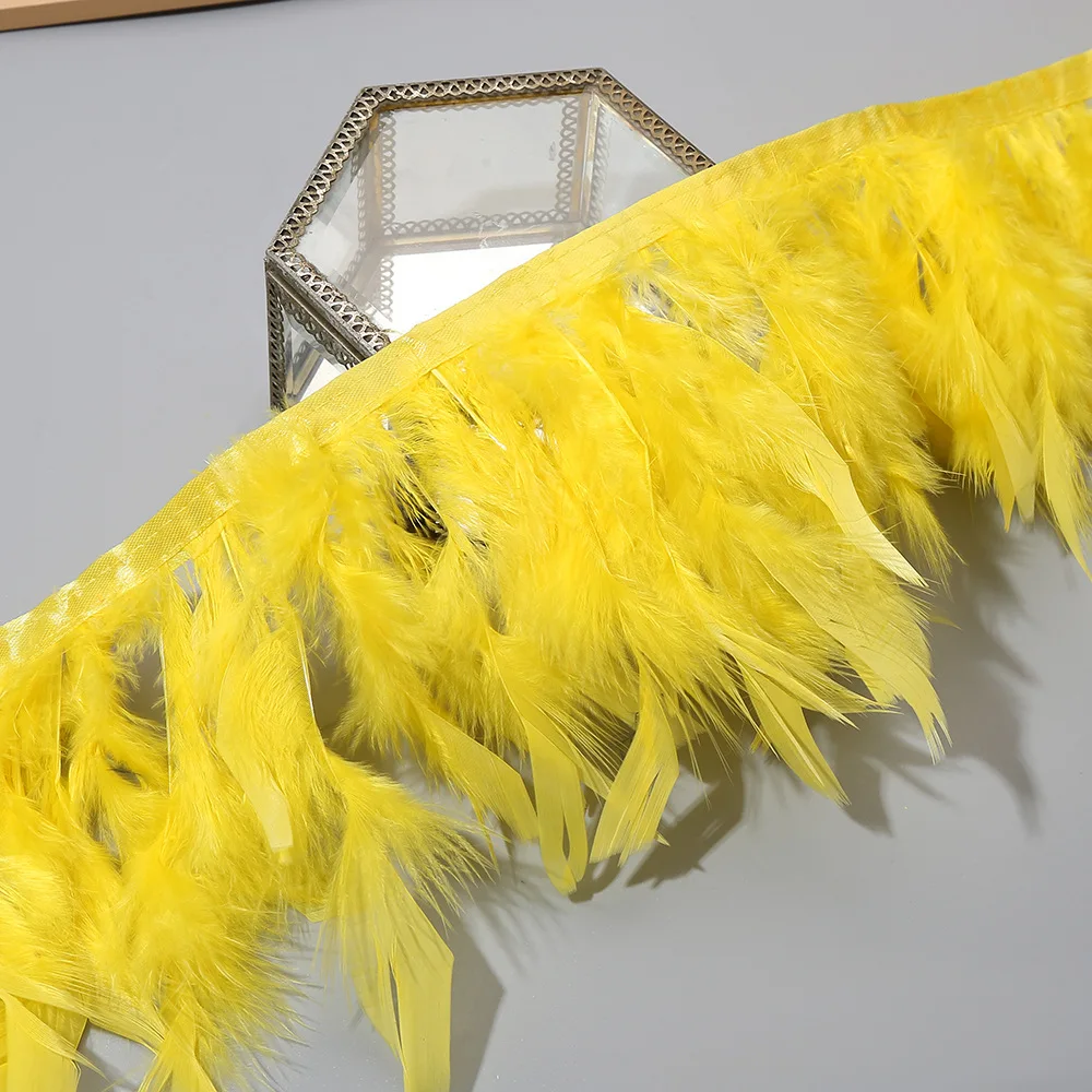 10Meters 15-20cm Turkey Feathe - đánh giá và giá Feather Trim Marabou