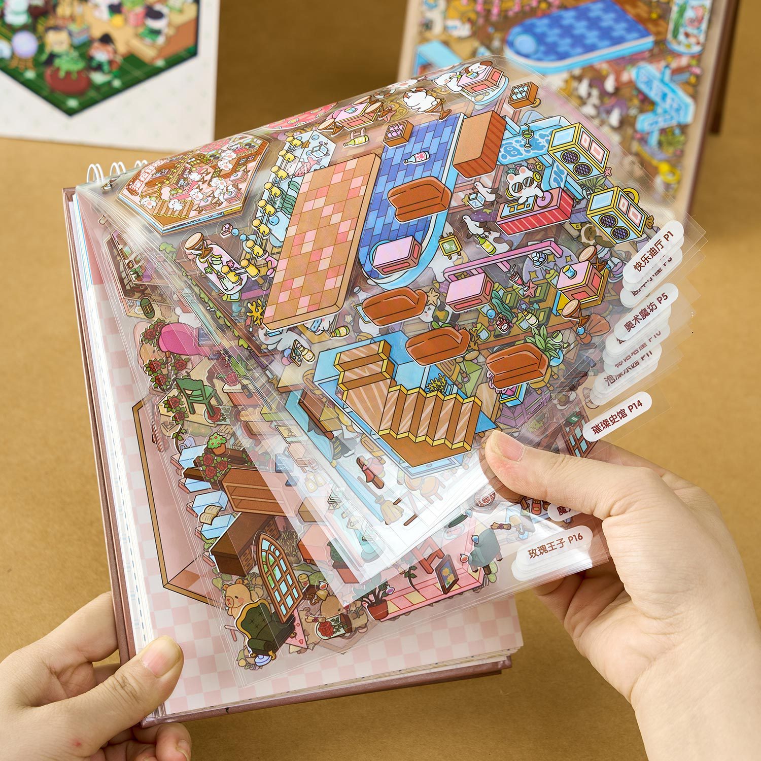 3D Miniature Scene Sticker Boo - đánh giá và giá Glitter Vinyl Roll