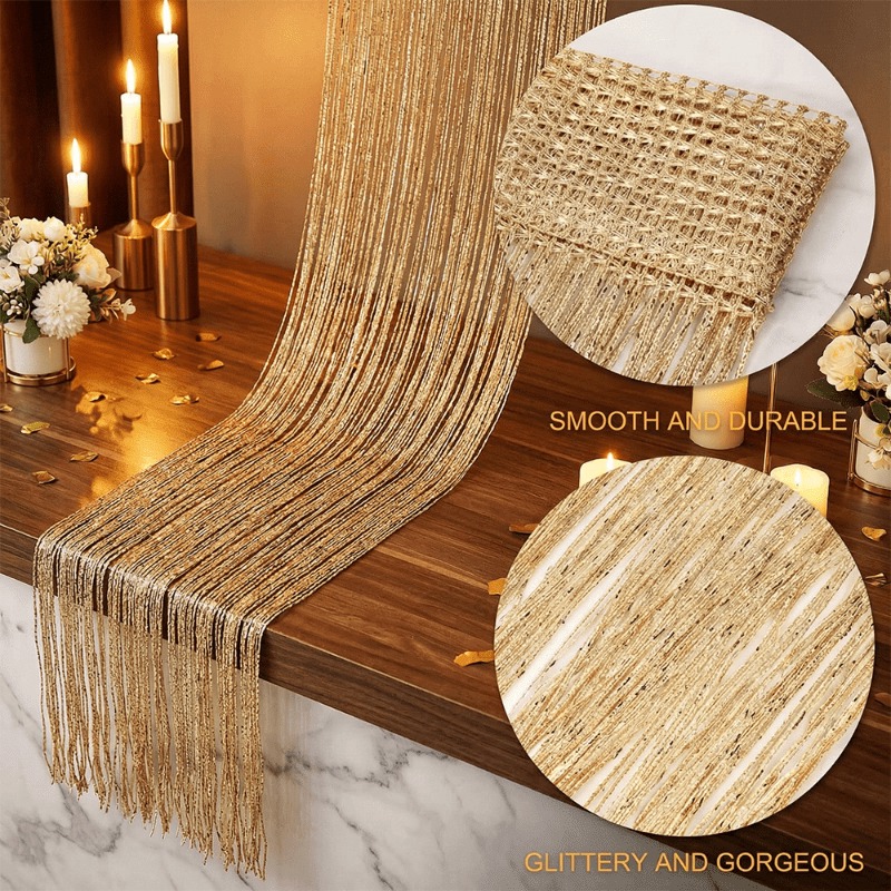 1PC gold Bohemian-style sparkl - đánh giá và giá Sequin Fabric Panel