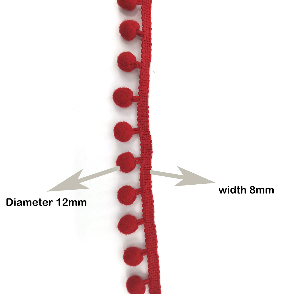 1-5yard Pom Pom Tua Rua Phối B - đánh giá và giá Fringe Ribbon Sewing