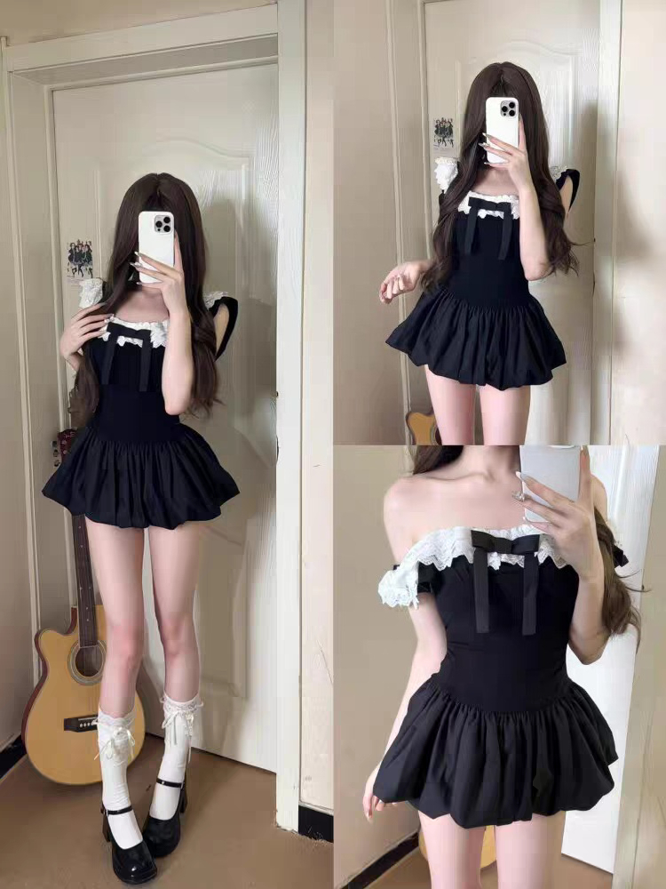 Coquette Korean Sexy Off Shoul - đánh giá và giá Elastic Lace Trim
