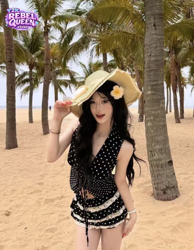 Y2K Vintage Coquette 2 Piece S - đánh giá và giá Elastic Lace Trim