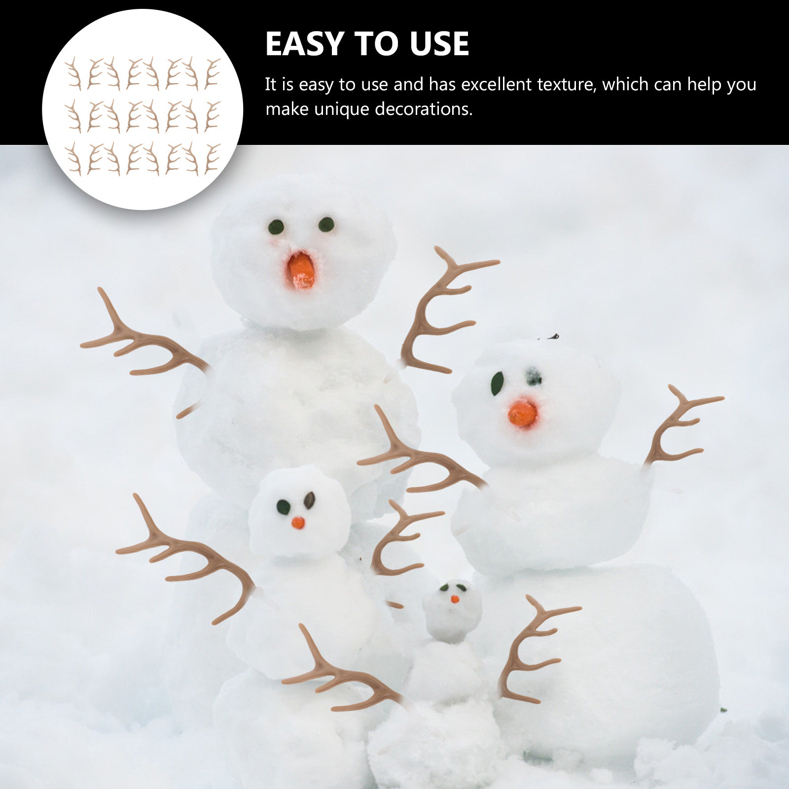 12Pairs Plastic Branch Antlers - đánh giá và giá Christmas Craft Embellishment