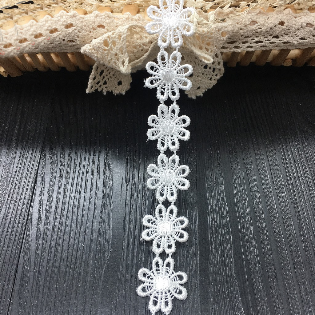 Cute Hollow Flowers Garment La - đánh giá và giá Lace Ribbon Trim