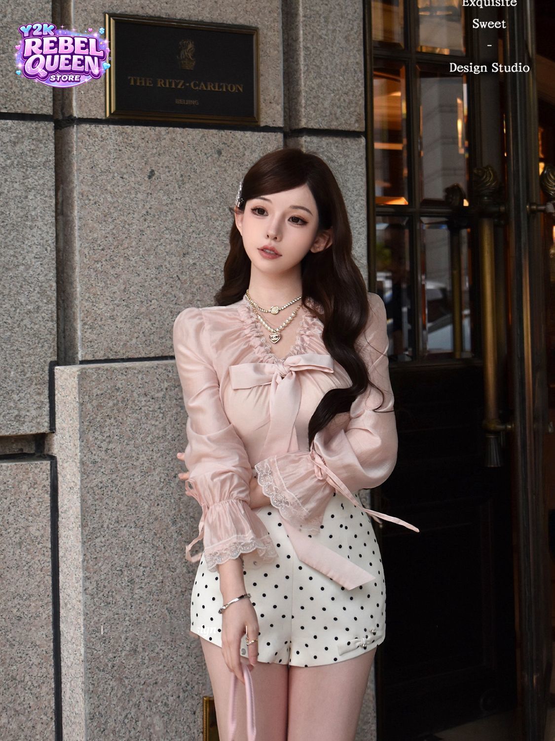Coquette Sweet Korean Elegant  - đánh giá và giá Elastic Lace Trim