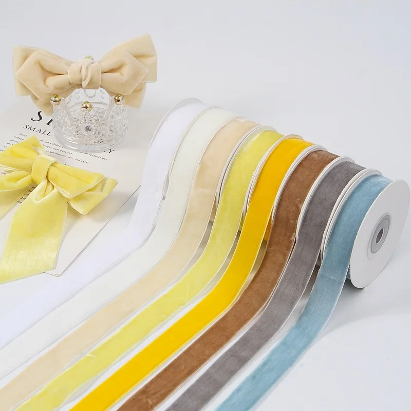 Classic 5yards 6mm-38mm Single - đánh giá và giá Velvet Ribbon Roll
