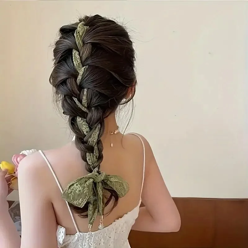 1PC Flower Lace Ribbon Hair Sc - đánh giá và giá Lace Ribbon Trim