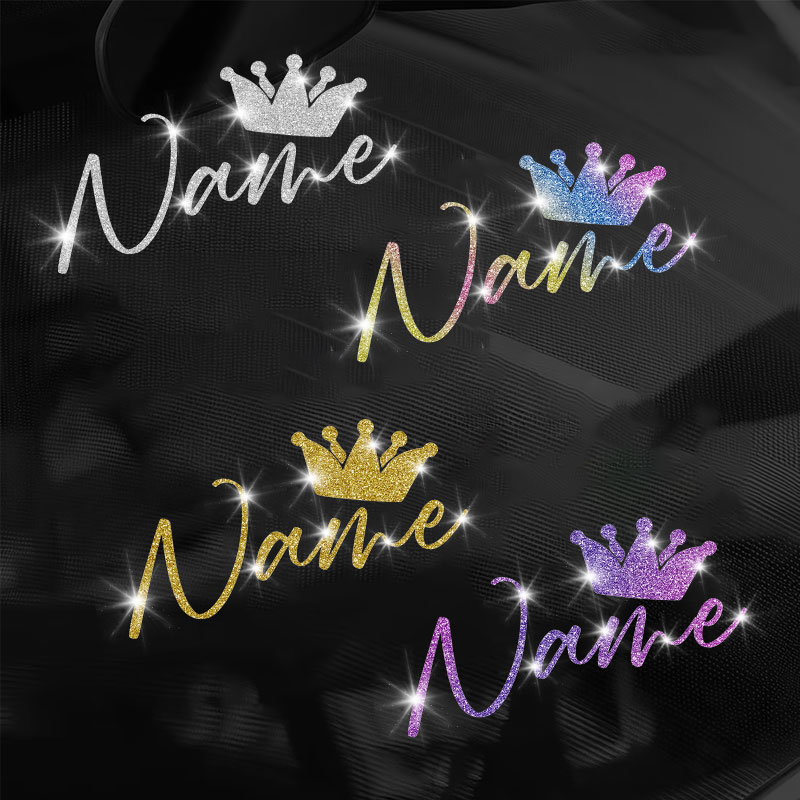 1PC Custom Glitter Crown and N - đánh giá và giá Glitter Vinyl Roll