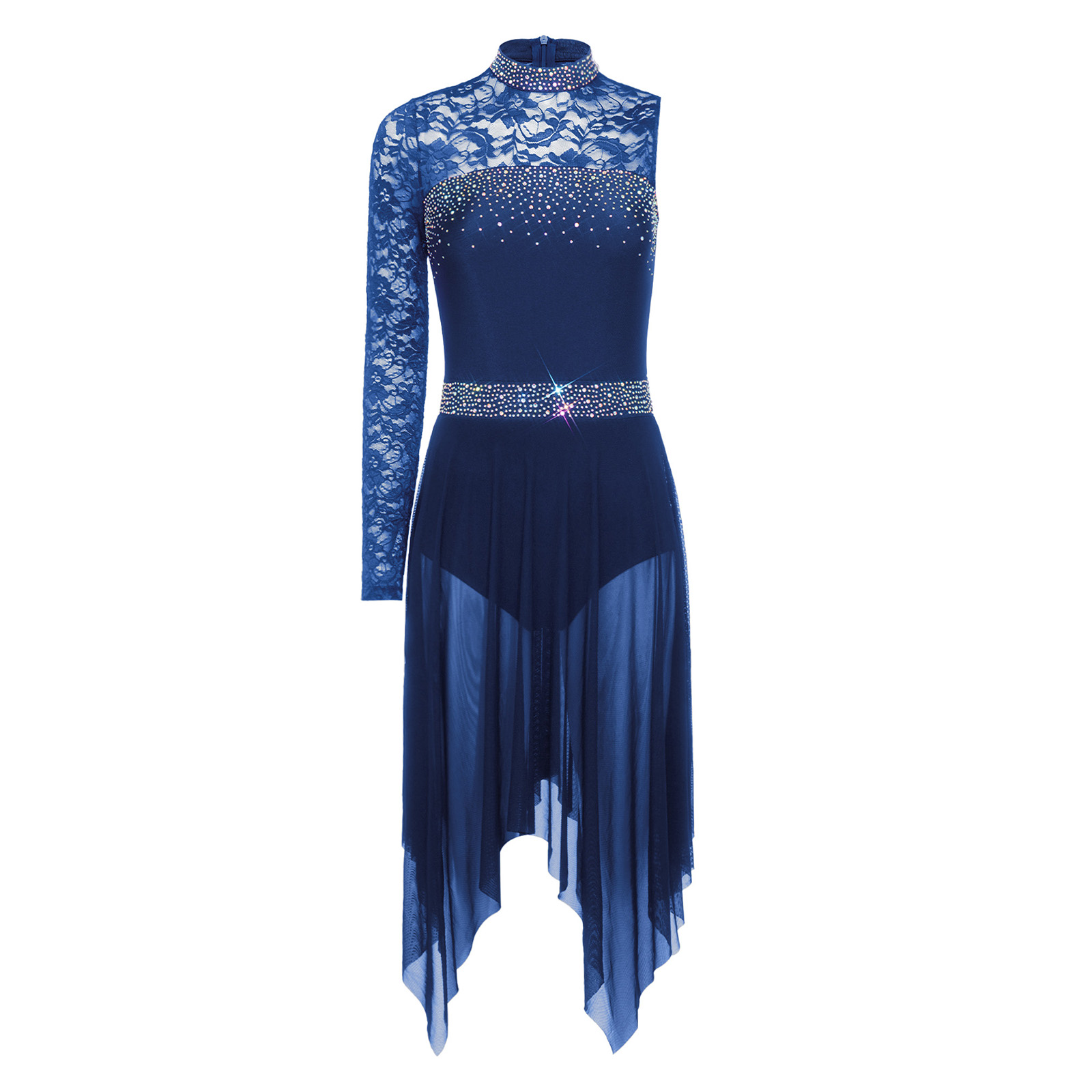 Women Lyrical Figure Skating D - đánh giá và giá Rhinestone Banding Trim
