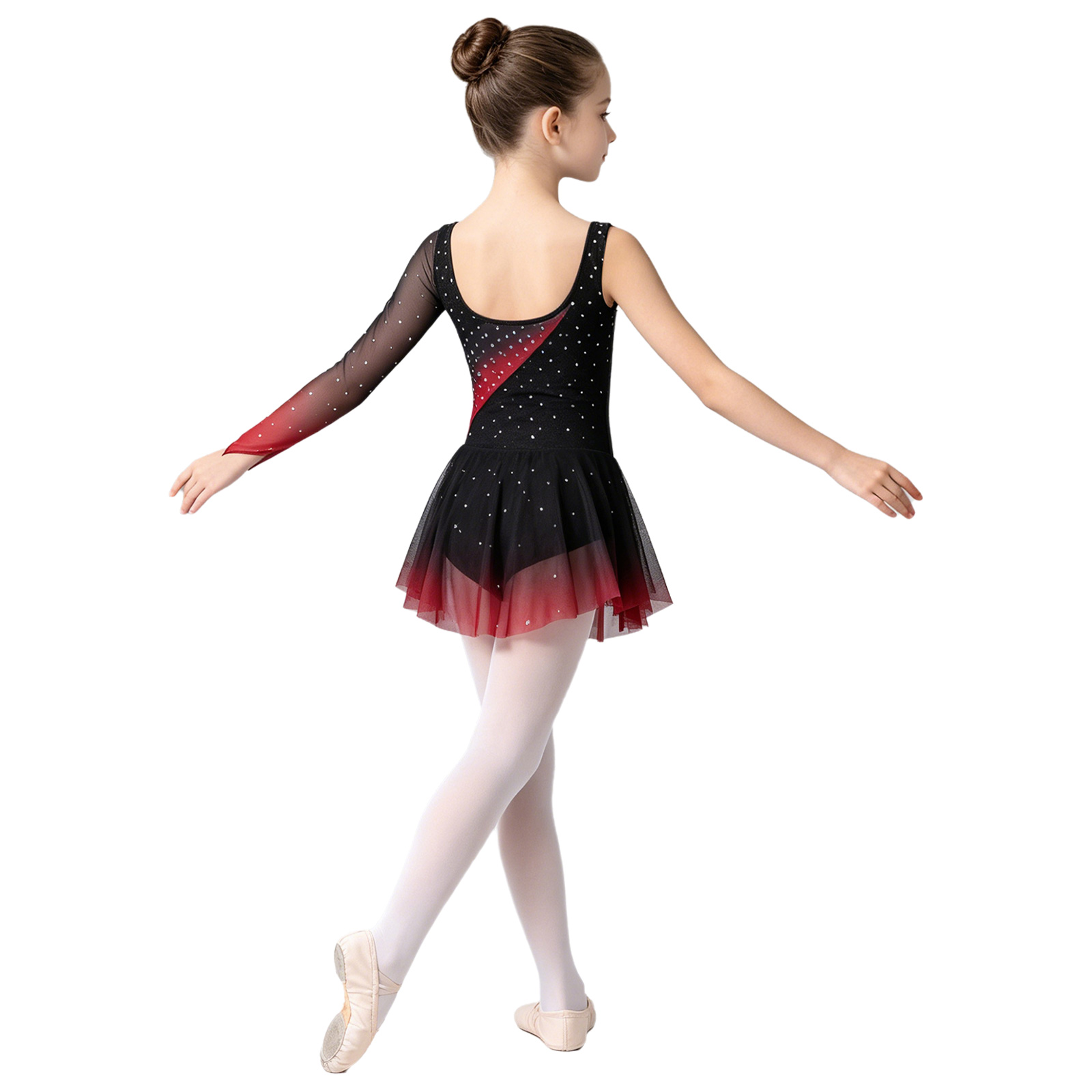 Kids Girls Lyrical Dance Figur - đánh giá và giá Rhinestone Banding Trim