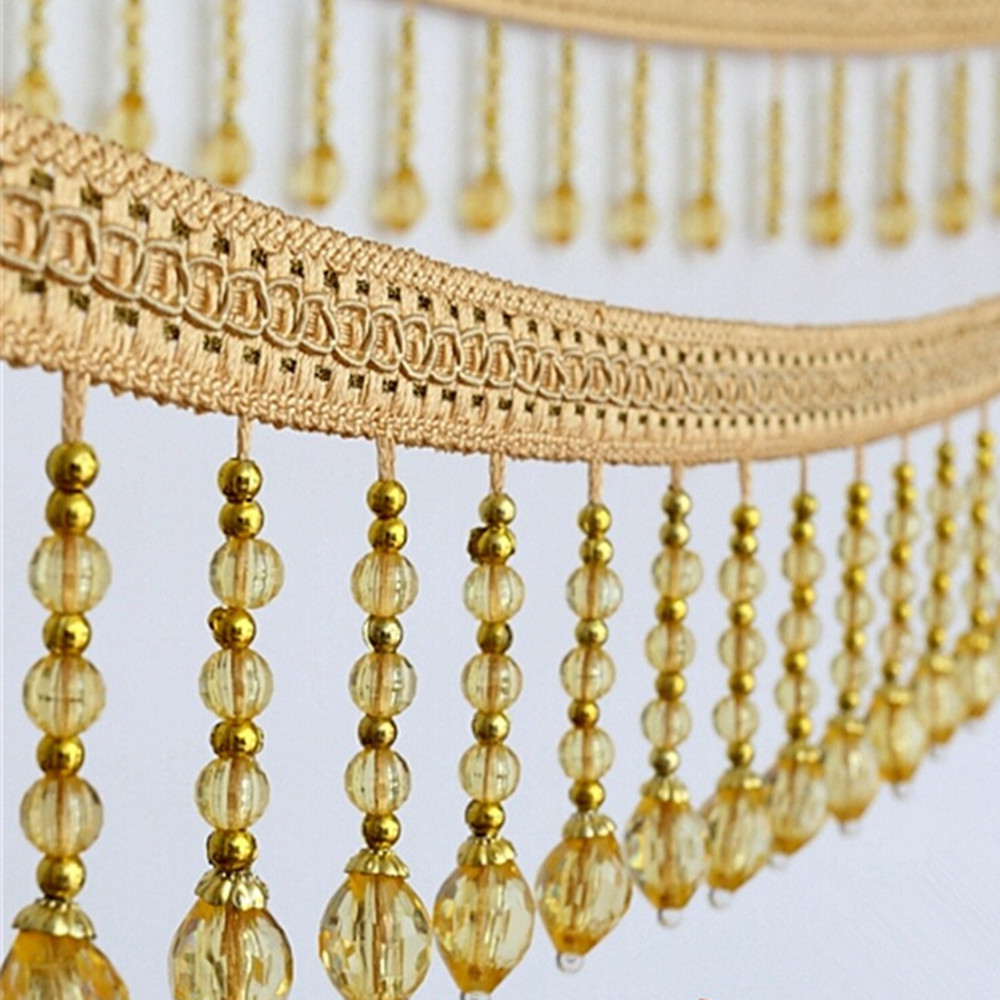 12 mét Briaded Treo Hạt Rìa Tu - đánh giá và giá Fringe Ribbon Sewing