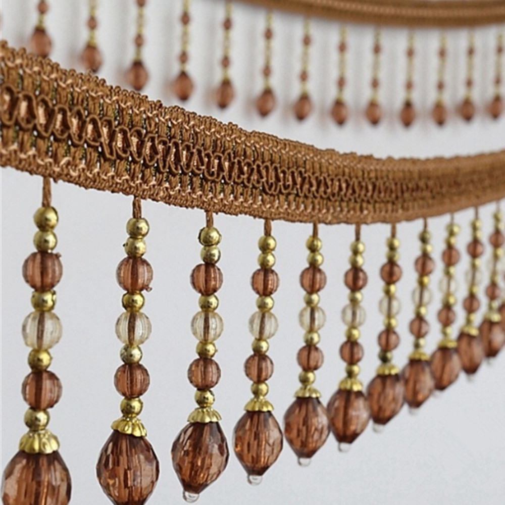 12 mét Briaded Treo Hạt Rìa Tu - đánh giá và giá Fringe Ribbon Sewing