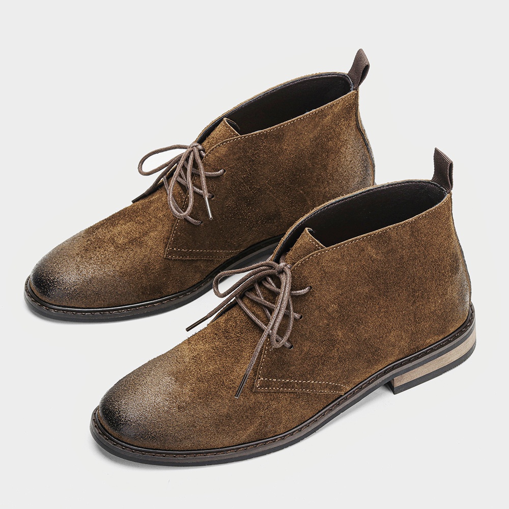 Leather Boots Retro Comfortabl - đánh giá và giá Guipure Lace Panel
