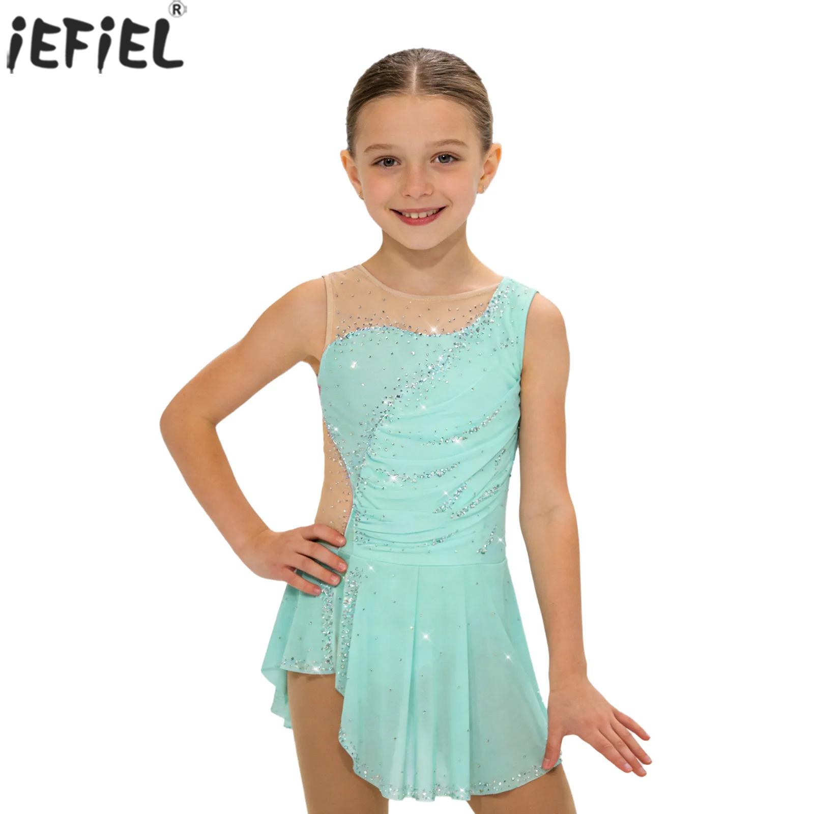 Kids Girls Figure Ice Skating  - đánh giá và giá Rhinestone Banding Trim
