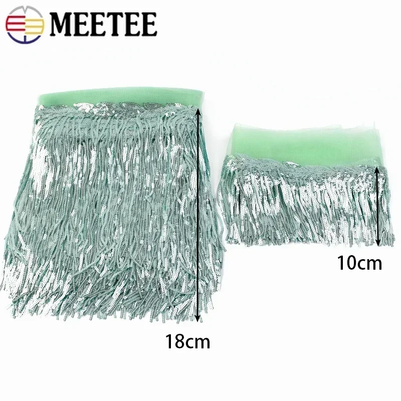 2/5/10Yards Sequin Embroidery  - đánh giá và giá Fringe Ribbon Sewing