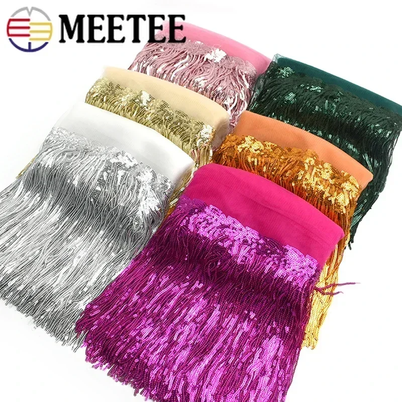 2/5/10Yards Sequin Embroidery  - đánh giá và giá Fringe Ribbon Sewing