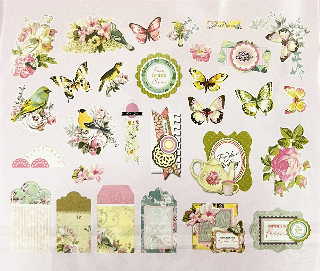 Garden Cardstock Embellishment - đánh giá và giá Christmas Craft Embellishment