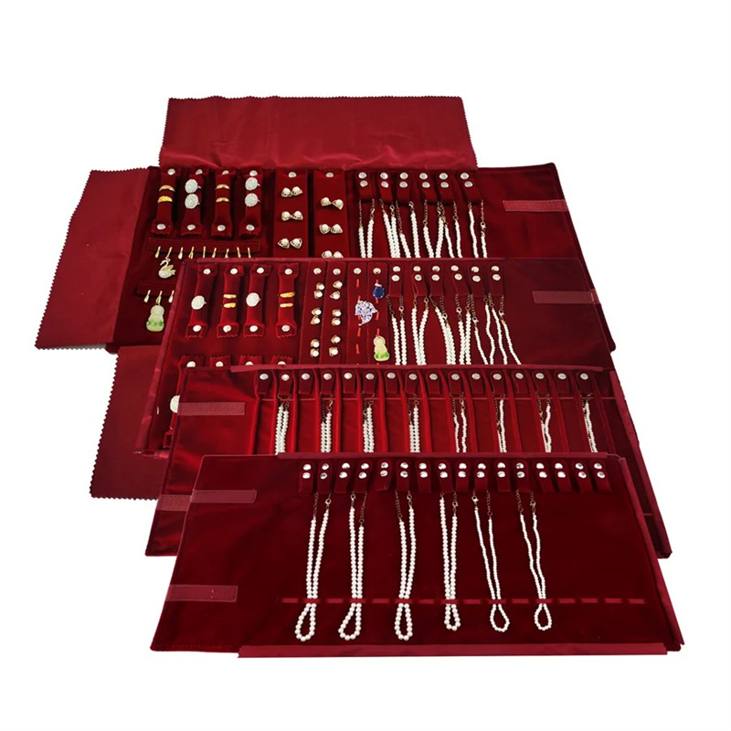 Burgundy Velvet Jewelry Roll-U - đánh giá và giá Velvet Ribbon Roll