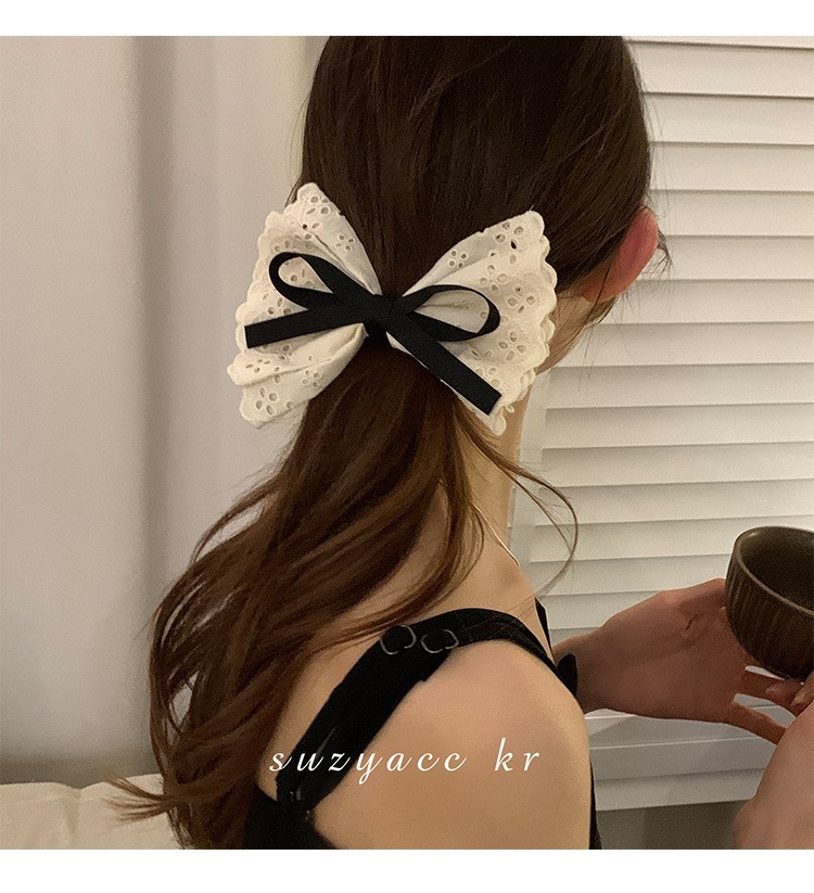 French retro double layered bo - đánh giá và giá Lace Ribbon Trim