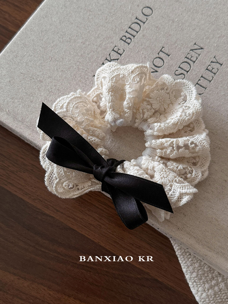 French retro double layered bo - đánh giá và giá Lace Ribbon Trim