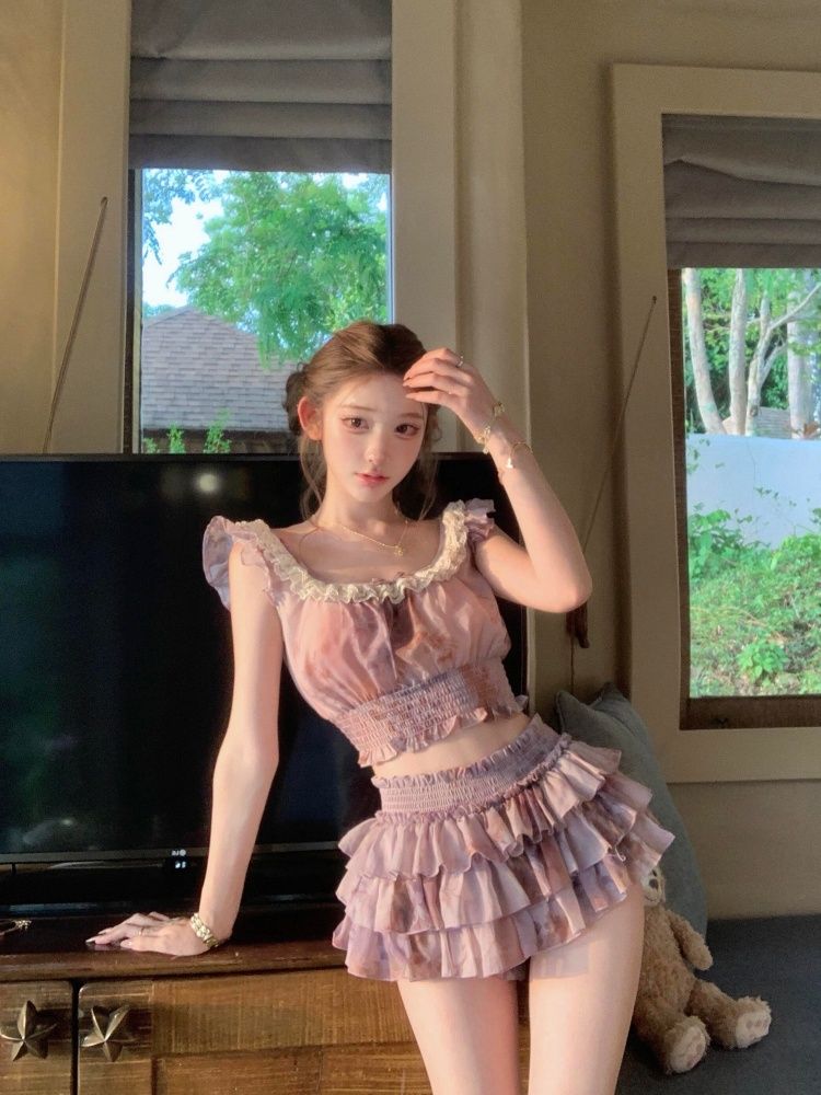 French Sweet Coquette Off Shou - đánh giá và giá Elastic Lace Trim