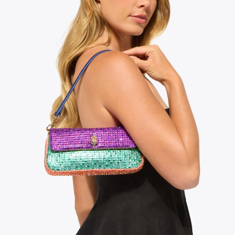 Luxury Pickle Shoulder Bag Wom - đánh giá và giá Sequin Fabric Panel