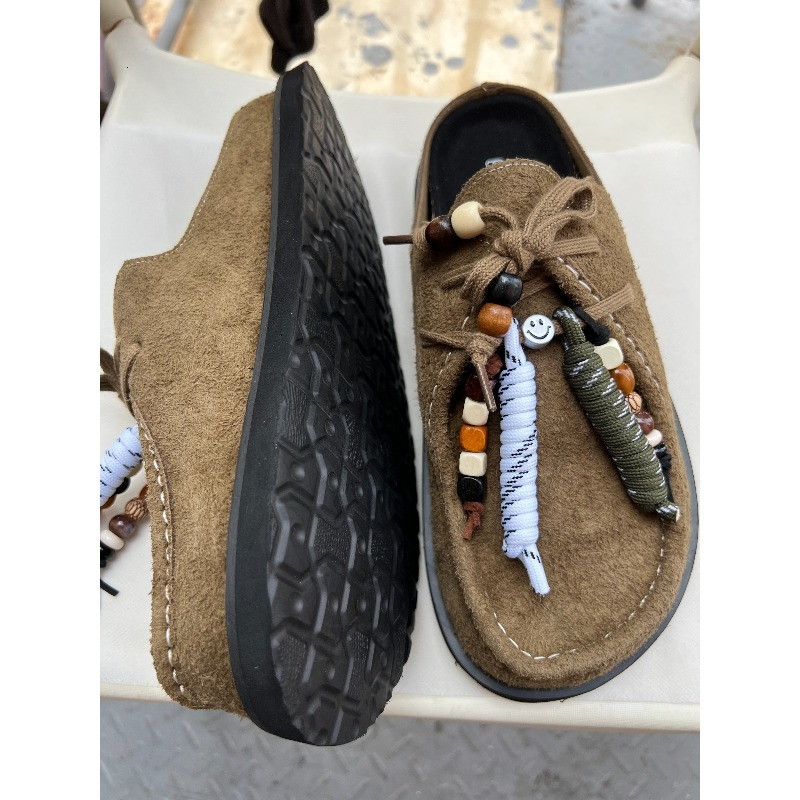 Women Men Clogs Cow Suede Leat - đánh giá và giá Guipure Lace Panel