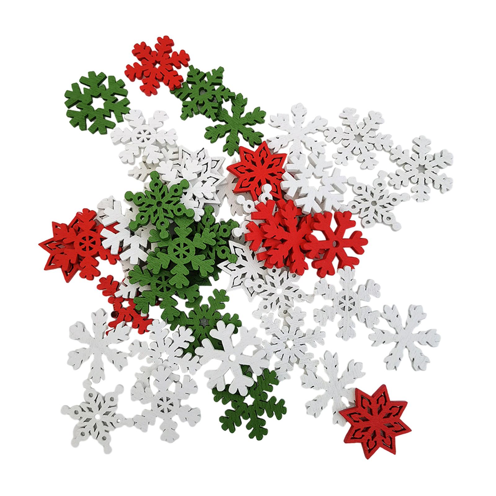 50 Pieces Wooden Christmas Emb - đánh giá và giá Christmas Craft Embellishment