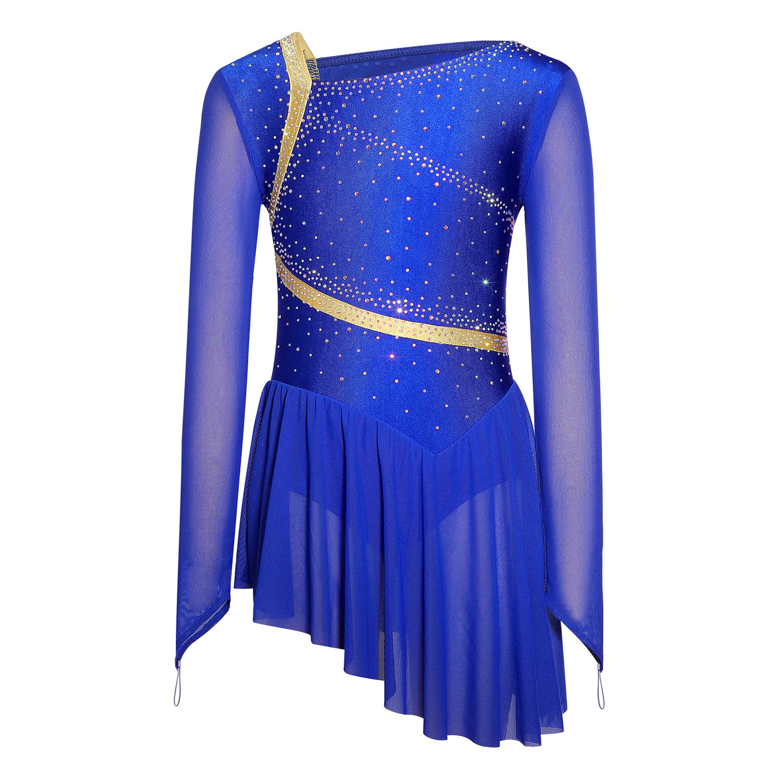 Children Girl Mesh Long Sleeve - đánh giá và giá Rhinestone Banding Trim