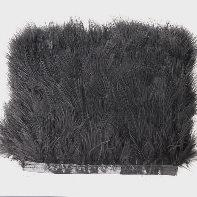 Black White Turkey Feathers Tr - đánh giá và giá Feather Trim Marabou
