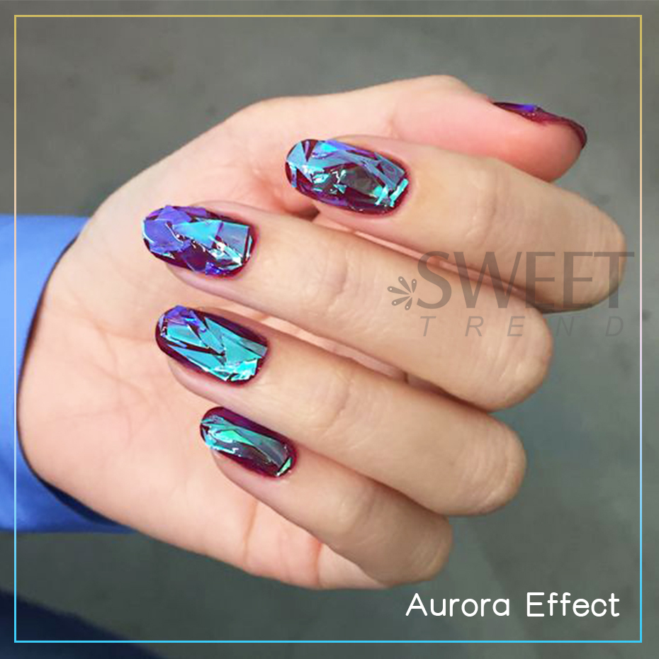 8pcs Holographic Aurora Film N - đánh giá và giá Glitter Vinyl Roll