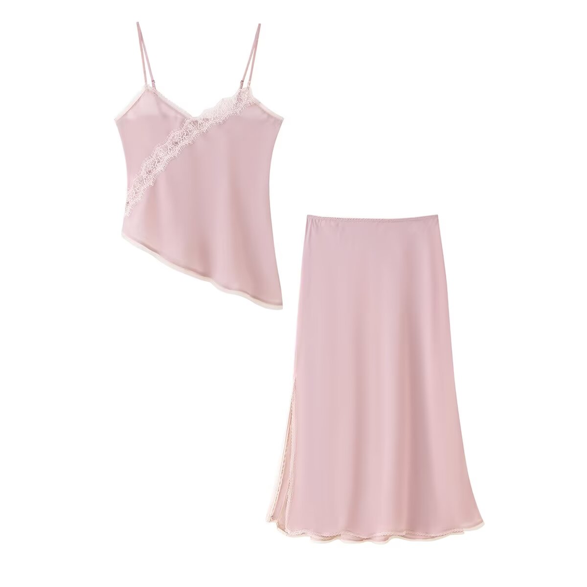 Tidalyf 2025 Women Pink Cami T - đánh giá và giá Elastic Lace Trim