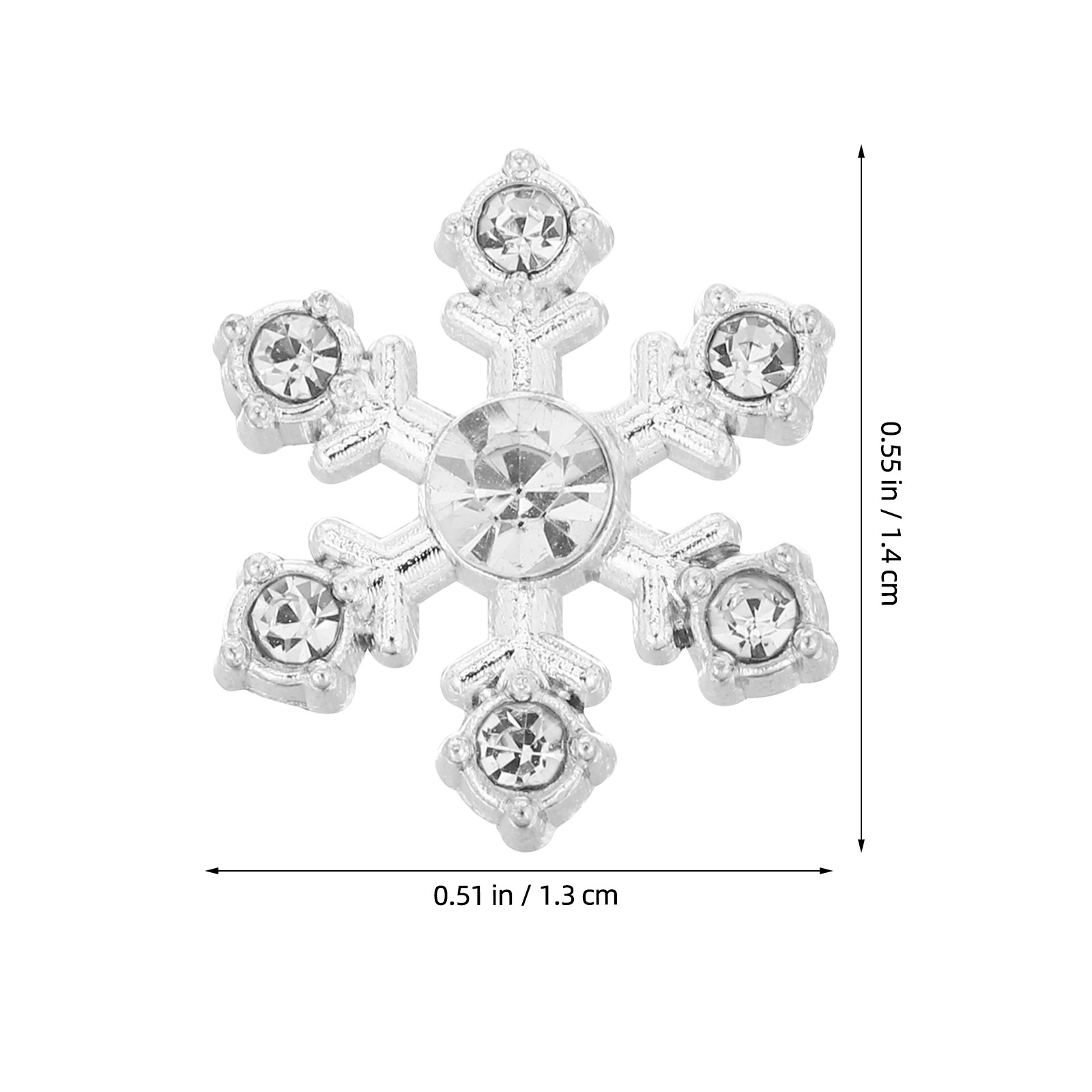 20Pcs Alloy Embellished Snowfl - đánh giá và giá Christmas Craft Embellishment