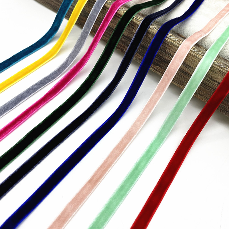 6-38Mm Nơ Nhung Tiệc Cưới, Tay - đánh giá và giá Velvet Ribbon Roll