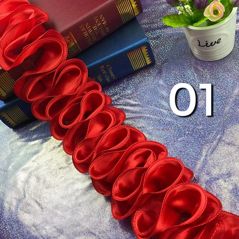 5Yards Pleated Ruffled Trim Sh - đánh giá và giá Fringe Ribbon Sewing